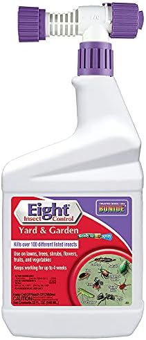 Bonide Eight Insect Control Yard & Garden, 32 oz Ready-to-Spray | Long Lasting Insecticide, For Mosquitos, Beetles, Fleas, Ticks
