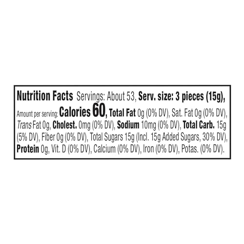 Brach's Sweet Stripes Soft Peppermint Candy, Individually Wrapped, 350 Ct | Melt-away soft peppermint mints, red & white, real peppermint oil, individually wrapped, party, candy dish