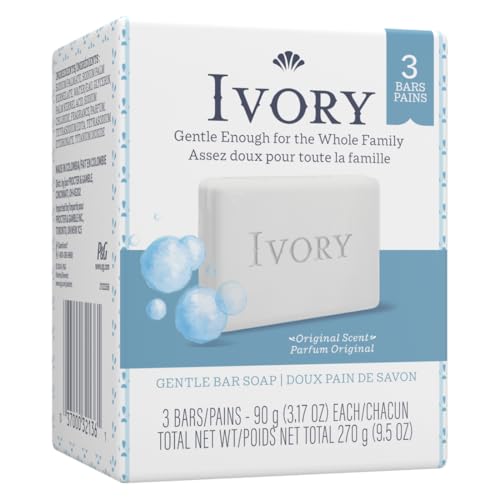 Ivory Soap Personal Bar 3.1 Ounce, Pack of 3