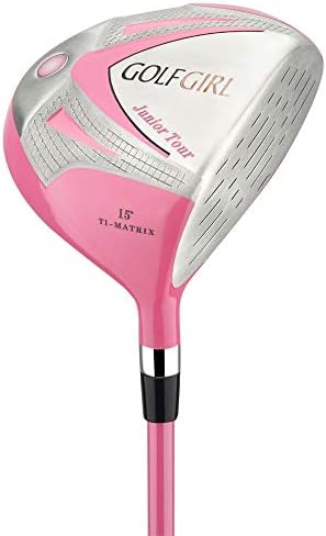Golf Girl Junior Girls Golf Set V3 with Pink Clubs and Bag, Right Hand