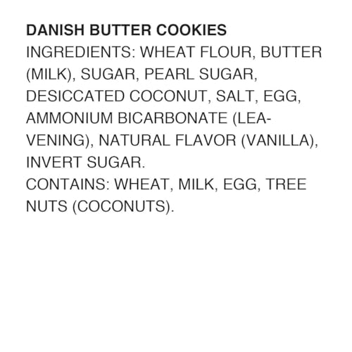 Bisca Danish Butter Cookies 64 oz (1 Tin)