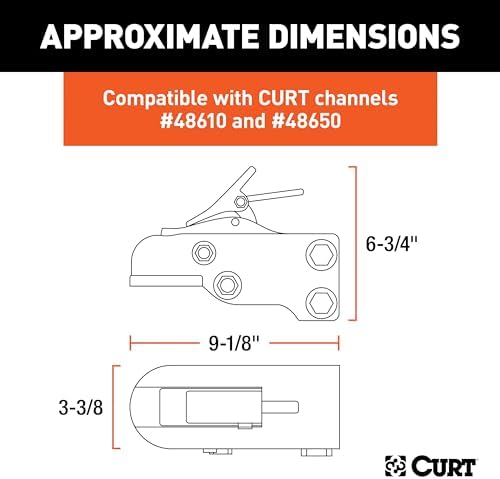 Curt 25328 Adjustable Sleeve-Lock Coupler