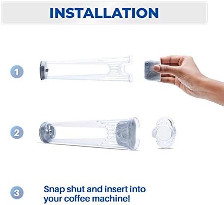 Keurig Filter Holder - Includes Side Reservoir Tall Filter Handle and 6-pack of Water Filters Cartridges. Fits any Keurig Coffee Machine with Side Reservoir
