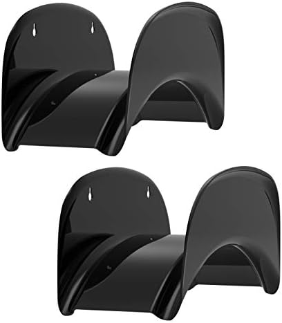 Gardzen Heavy Duty Hose Holder Wall Mount Black