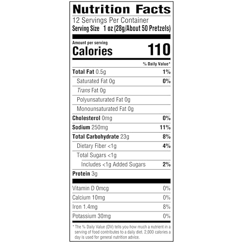 Snyder's of Hanover Mini Pretzels, 100 Calorie Individual Packs, 36 Ct