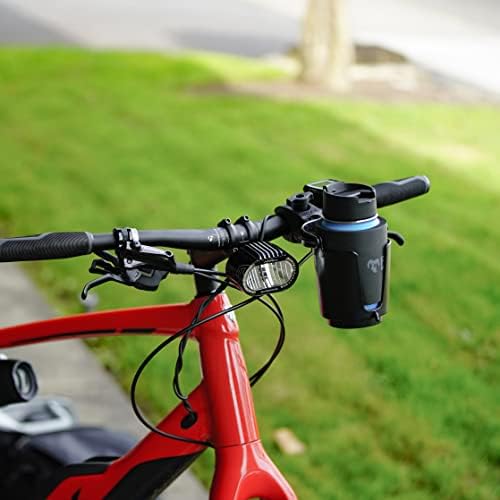 RAM MOUNTS Tough-Claw Cup Holder with B Size 1" Ball, Self-Leveling | Holds drinks up to 16 oz, clamps to handlebars and rails