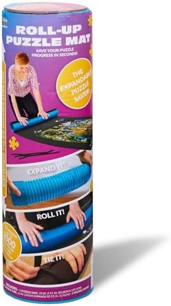 Buffalo Games - Roll-Up Puzzle Mat - Felt Saver Mat, Fits Up to 1500pc