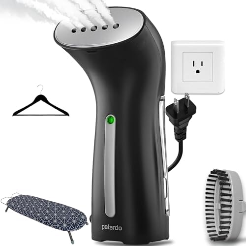 Polardo Travel Garment Steamer - Compact Portable Handheld Clothes Steamer with 360° Anti-Spill Technology