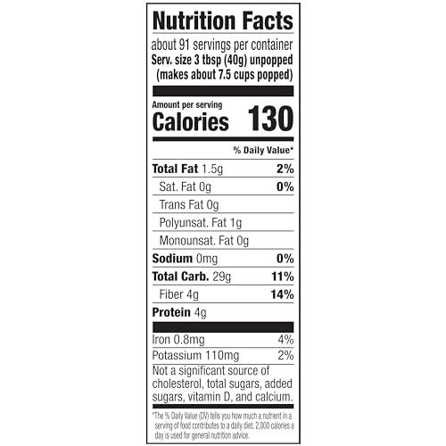 Orville Redenbacher's Gourmet Popcorn Kernels, Original Yellow, 8 lb.