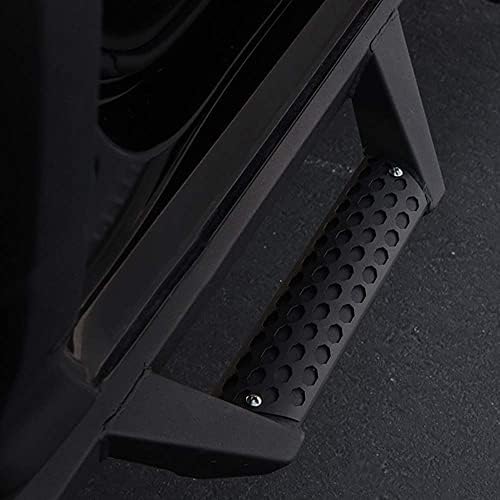 Hoop Drop Step Side Bars Running Boards Matte Black 2009-2019 For Ram 1500 Quad