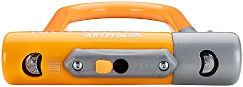 Kryptonite Kryptolok Mini-7 Bike U-Lock, Heavy Duty Anti-Theft Bicycle U Lock, 12.7mm Shackle with Mounting Bracket and Keys, High Security Lock for Bicycles Scooters