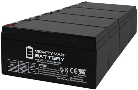 ML3-12 - 12 Volt 3 AH, F1 Terminal, Rechargeable SLA AGM Battery