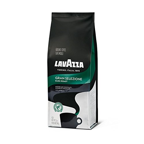 Lavazza Italian Roast Ground Coffee 12oz Bag, Extra Dark Roast (Pack of 1) - Package May Vary