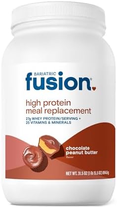 Bariatric Fusion Cappucino Meal Replacement 27g Protein Powder, 21 Serving Tub for Bariatric Surgery Patients Including Gastric Bypass and Sleeve Gastrectomy - No Gluten, Aspartame or Sugar
