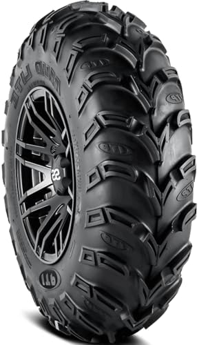 ITP Mud Lite AT Mud Terrain ATV Tire 25x10-12 | ATV & UTV Mud Terrain All Season Traction 50F Rated 6 Ply Bias Construction Black Sidewall Tire
