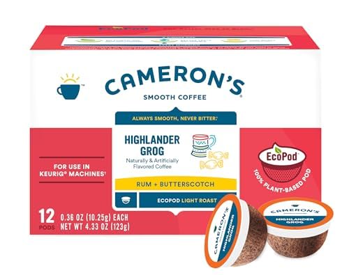 Cameron's Coffee Single Serve Pods, Kona Blend, 32 Count (Pack of 1)