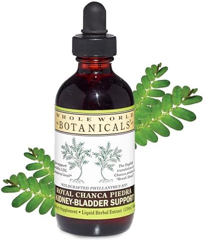 Whole World Botanicals Royal Chanca Piedra – Kidney & Bladder Support – Herbal Supplement – Liquid Extract 4 oz – Traditional Amazon Herb