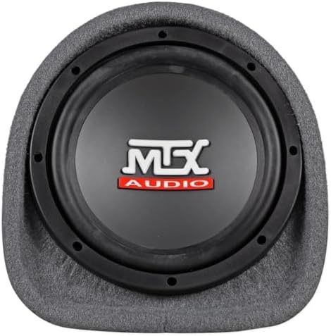 MTX Road Thunder RT8PT 8 240 Watt Powered Subwoofer in Vented/Ported Bass Tube