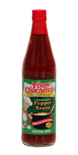 Tony Chachere Pepper Sauce, 6-Ounce Containers (Pack of 24)