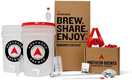 Northern Brewer - Brew. Share. Enjoy. HomeBrewing Starter Set, Equipment and Recipe for 5 Gallon Batches (Hank's Hefeweizen)