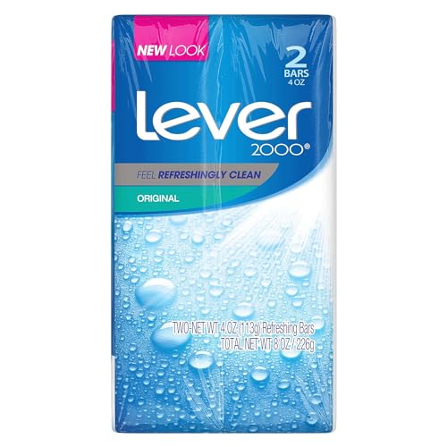 Lever 2000 Original Refreshing Bar Soap, Perfectly Fresh 4 oz, 2 ea