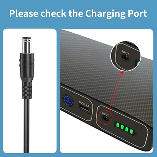 14V Charger for Halo Bolt 58830 57720 Jump Starter Adapter Compatible with Halo Bolt 44400 1201 Portable Car Jump Starter Power Supply Cord
