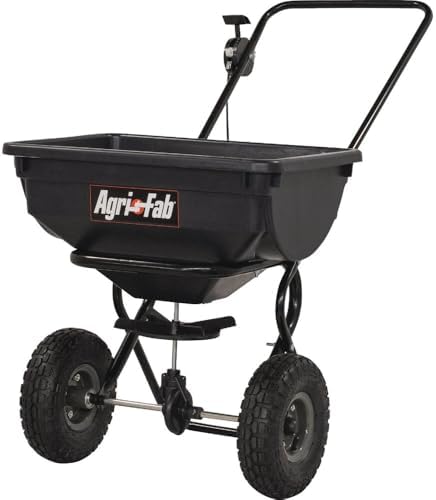 Agri-Fab 85-Pound Push Broadcast Spreader 45-0388 , Black