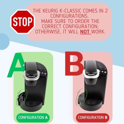 Replacement Water Reservoir Tank for Keurig K-Classic ONLY 48 oz - B44, B40, B45, B50, K40, K45, K50