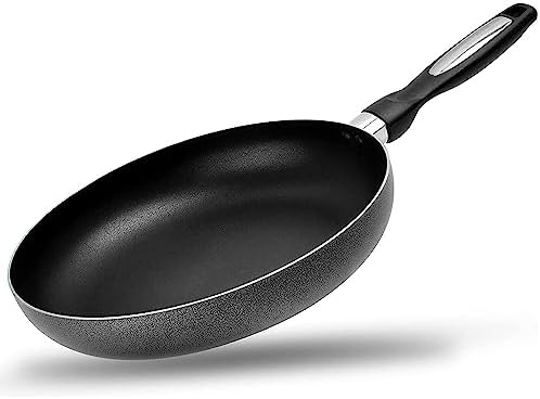Alpine Cuisine Fry Pan 13-Inch Nonstick Coating Gray, Frying Pans Nonstick for Stove with Stay Cool & Comfortable Handle, Durable Nonstick Cookware, Ideal for Family