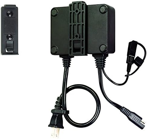 1215C 12V 1.5A Smart Trickle Charger and Maintainer | Convertible On-Board & Benchtop Battery Charger with Desulfator for Car, Motorcycle, Marine