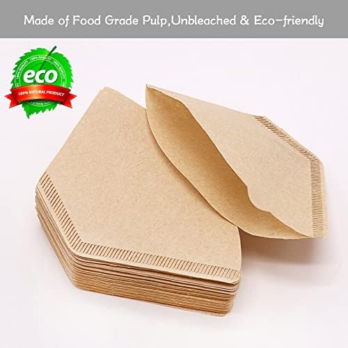 YQL #4 Cone Coffee Filters, 200 Count Paper Filters for Ninja Coffee Makers