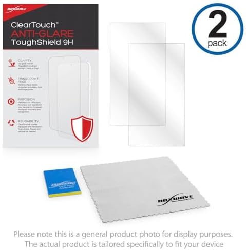 BoxWave Screen Protector Compatible with Arcade1Up PAC-Man XL - ClearTouch Anti-Glare ToughShield 9H (2-Pack)