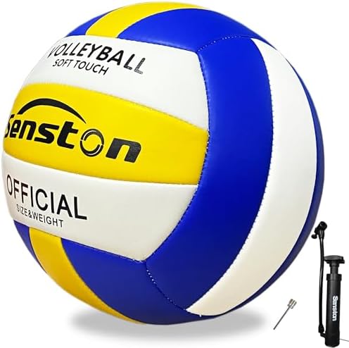 Senston Volleyball Official Size 5 Soft Waterproof for Indoor Outdoor Beach