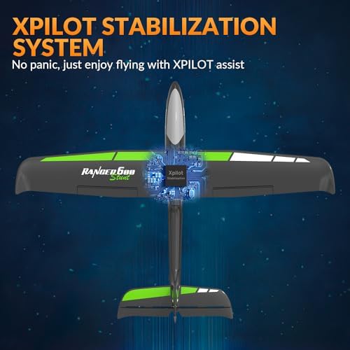 VOLANTEXRC New Version RC Plane, Remote Control Airplane for Adults, 4-Channel RC Plane with Durable Foam Construction, 3 Flight Modes, One-Key Stunts