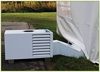 LB White Premier 40 Portable Propane Gas Heater for Indoor & Outdoor W/ Remote Thermostat — Versatile Heater for Garages, Camping & Construction