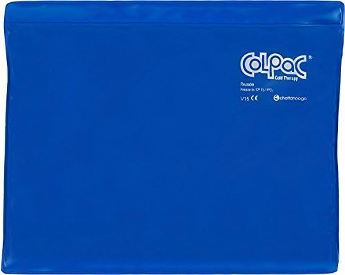 Chattanooga ColPac - Reusable Gel Ice Pack - Black Polyurethane - Standard - 10 in x 13.5 in - Cold Therapy - Knee, Arm, Elbow, Shoulder, Back - Aches, Swelling, Bruises, Sprains, Inflammation
