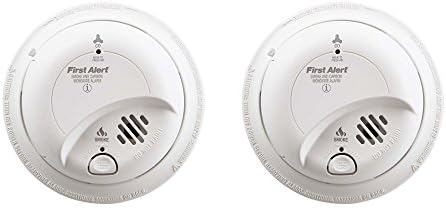 First Alert SC-9120B Hardwired Smoke and Carbon Monoxide Alarm with Battery Backup 2 Pack