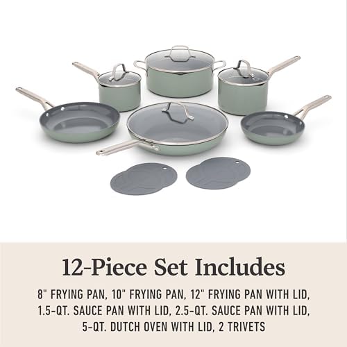 Calphalon® Ceramic Nonstick 12-pc. Cookware Set