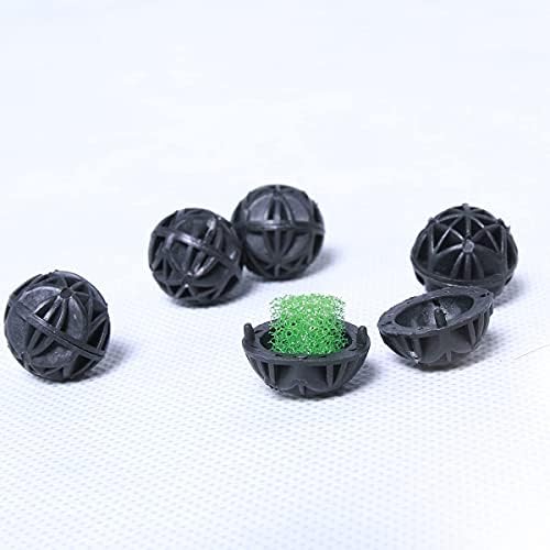 AQUANEAT Aquarium 1" Bio Balls 100pcs for Fish Tank Pond Canister Filter Media