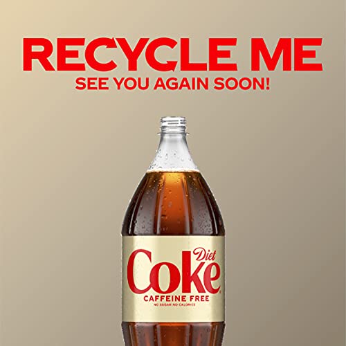 Diet Coke Caffeine Free Soda Soft Drink, 2 Liter (Package May Vary)