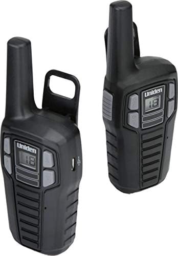 Uniden SX167-2C Up to 16 Mile Range Two-Way Radio Walkie Talkies, Rechargeable Batteries with Convenient Charging Cable, NOAA Weather Channels