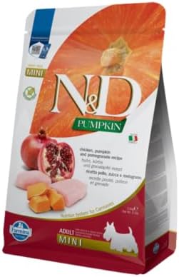 Mini Breed Adult Grain Free Pumpkin Chicken & Pomegranate Dry Dog Food by Farmina