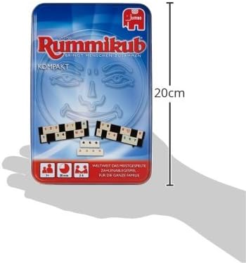 Original Rummikub Premium Compact | The classic game among party games for on the go - for adults and children
