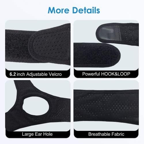 Vosaro Anti Snoring Chin Strap for Men & Women, Black