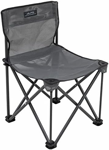 ALPS Mountaineering Adventure Folding Camping Chairs - Durable Mesh Fabric Over Powder Coated Aluminum with Simple Compact Design and Shoulder Carry