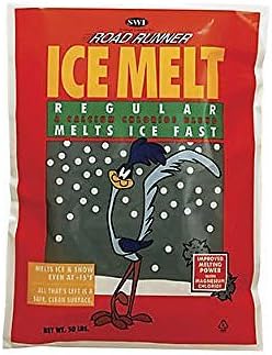 Road Runner Ice Melt,50lb. Bag,Calcium, Magnesium, Potassium, Sodium Chlorides