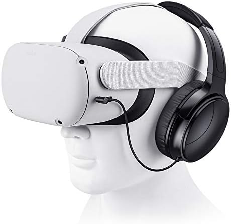 SARLAR VR Gaming Headphones for Quest 2/Quest 3 Increase VR Immersion, Custom Length Cable, Optimized Gaming Audio Driver