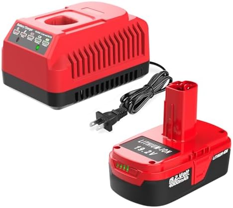 2Pack 6.5Ah C3 Lithium Battery Kits for Craftsman 19.2V Battery