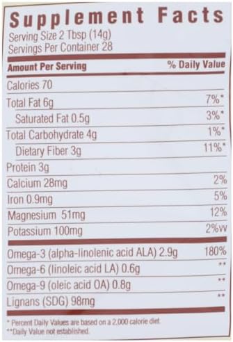 Spectrum Essentials - Organic Ground Premium Flaxseed - 14 oz (pack of 2)