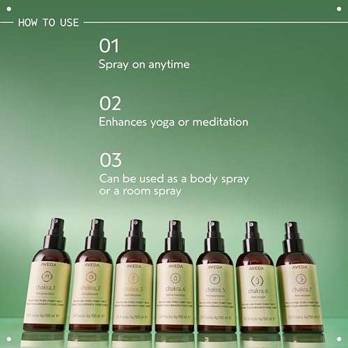 Aveda Chakra 2 Balancing Pure-Fume Mist: Balanced | Body & Room Spray | Balances Pleasure Chakra | With Sandalwood